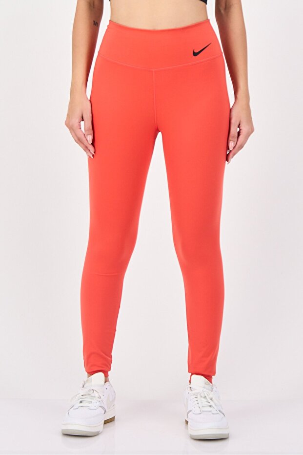 Women Tight Fit Training Leggings, Orange