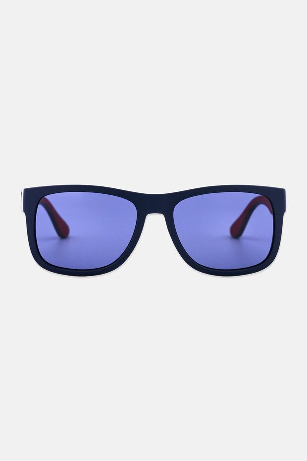 Men TH 1556/S Square Sunglasses, Navy