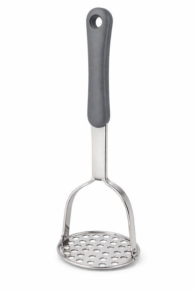 Stainless Steel Potato Masher – Ergonomic Non-Slip Strappy Potato Puree Masher