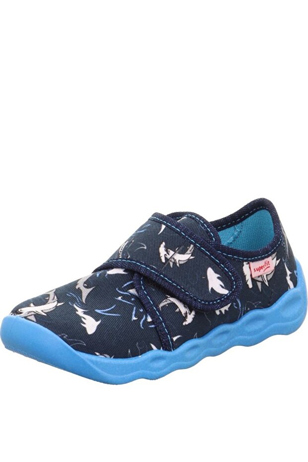 Bubble Boy's Blue Slippers