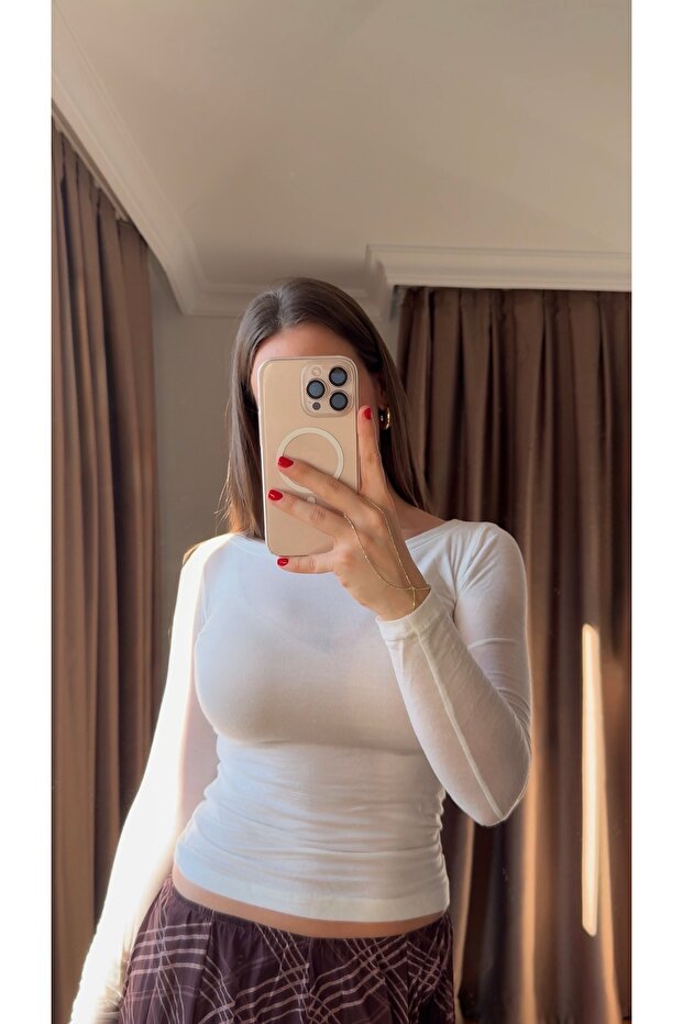Beyaz Transparan Body