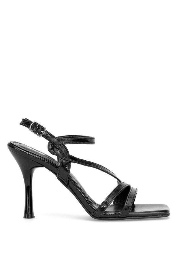 Elit Mst1354R Women's Classic Heeled Shoes Black