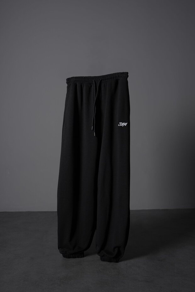 Erkek Siyah Basic Jogger Eşofman - 1