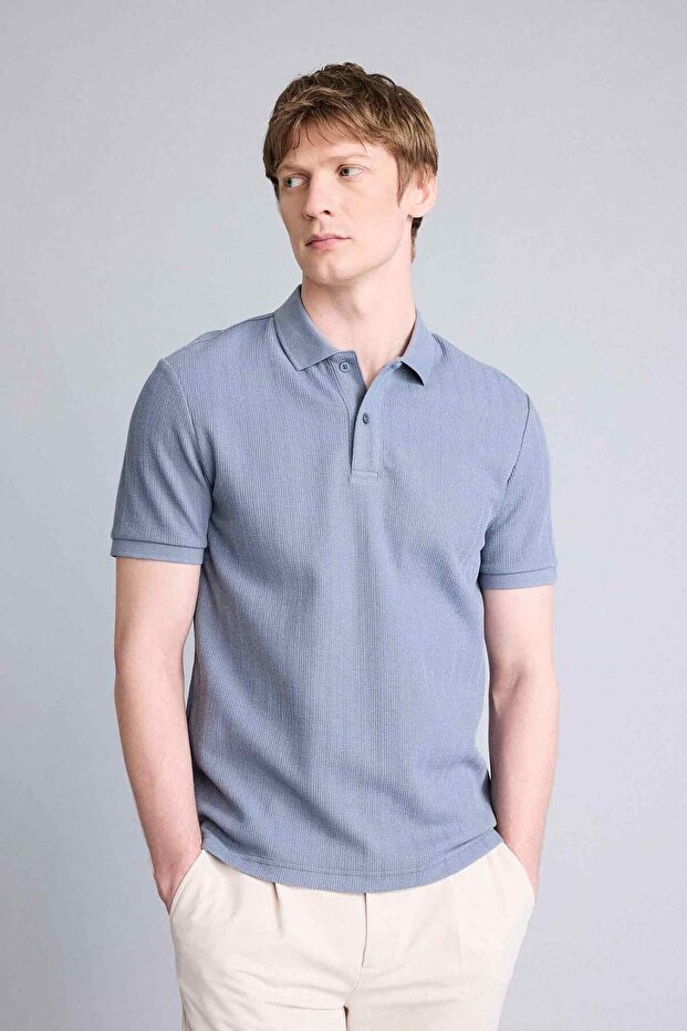 100% Cotton Regular Fit Short Sleeve Polo T-Shirt F9818Ax26Sp