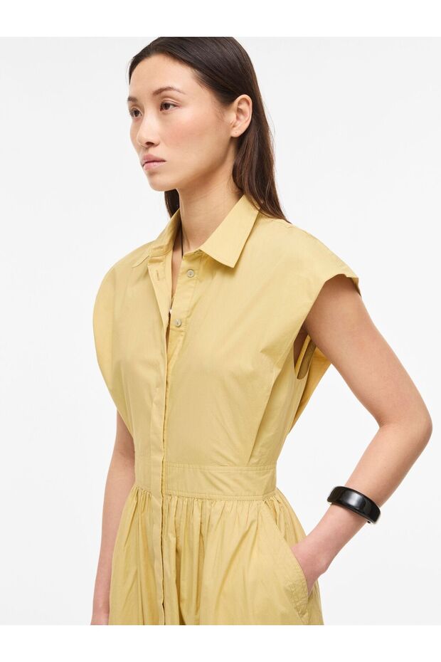 Rochie maxi cu mânecă scurtă - 6