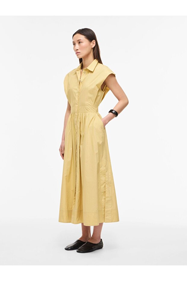 Rochie maxi cu mânecă scurtă - 5