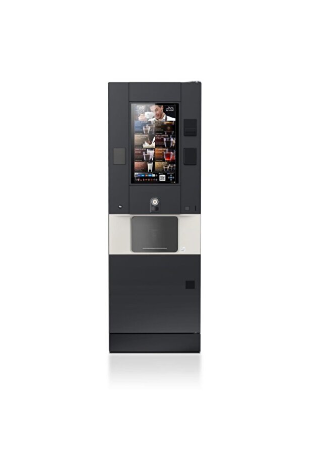 Freestanding Hot & Cold Drink Machine – 21.5″ Touch Display, Up to 64 Selections