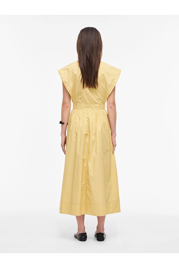 Rochie maxi cu mânecă scurtă - 4