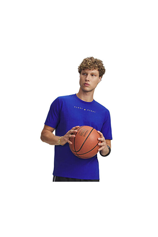 Curry Night Night Tee Men's Basketball T-Shirt 6009783-400 Navy Blue
