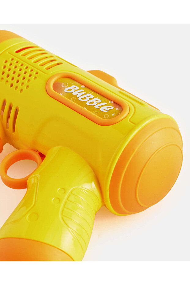 Orange Light-Up Bubble Blaster With 70ML Bubble Solution - 2