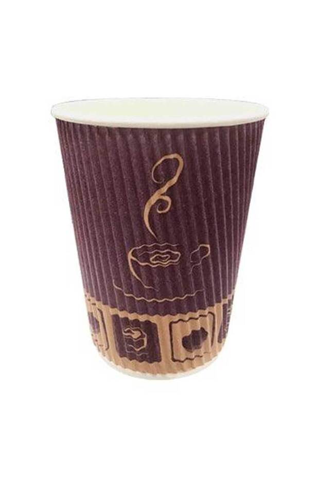 Disposable Insulated Paper Hot Beverage Cups (12oz Pouch)