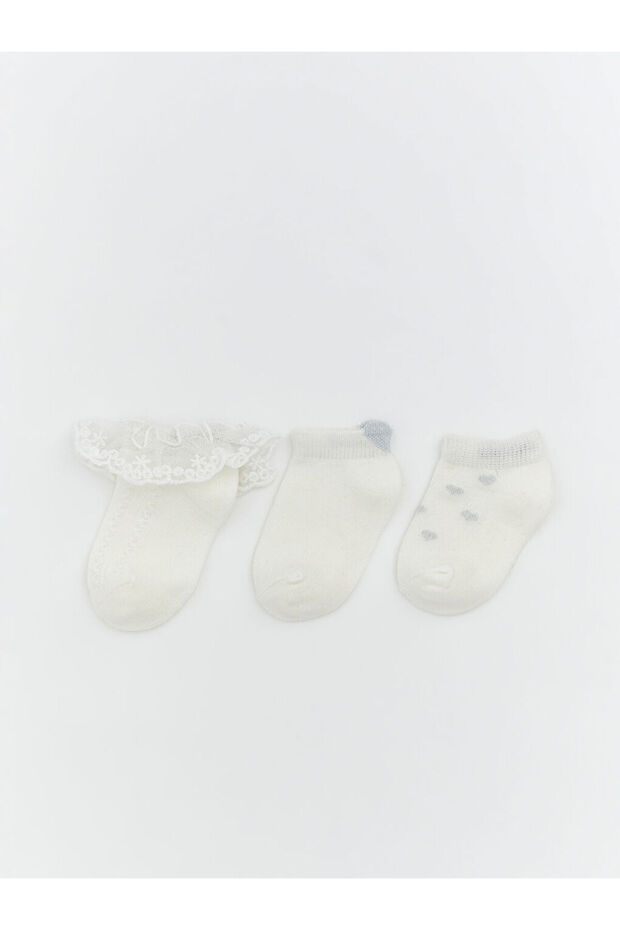 Baby Girl Booties Socks 3-Piece Set from Uzg Store for Style Enthusiasts