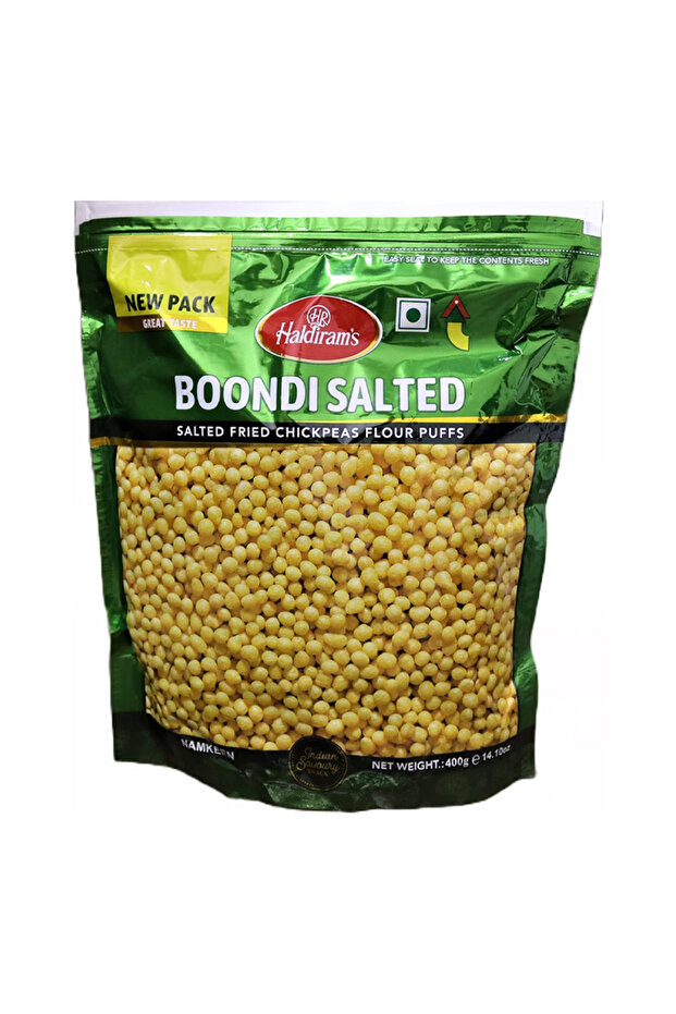 Boondi Salted Crispy Tiny Gram Flour Savory Drops Big Pack (400g)