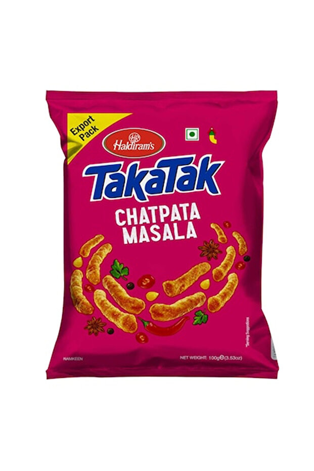 Takatak Chatpata Masala Crunchy Ridged Potato Chips (100g)