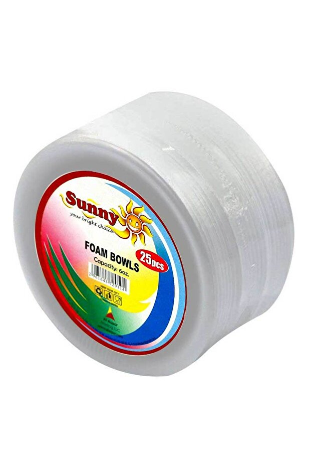 Deluxe Disposable Insulation Paper Foam Snacking Bowls (6oz, 25s)