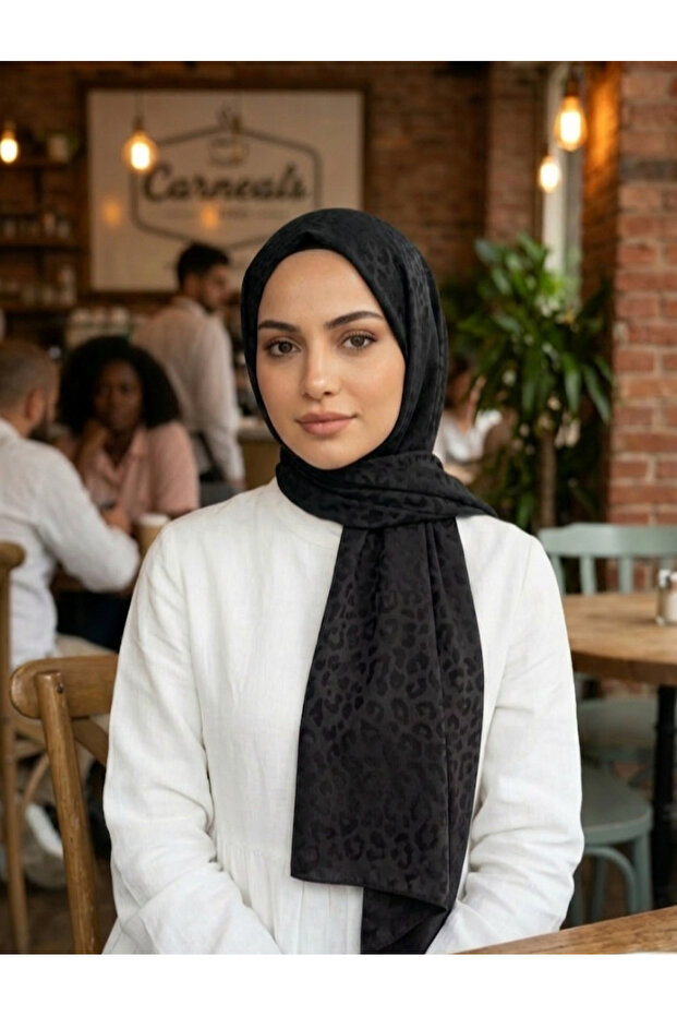 شال أيروبين قطن جاكار