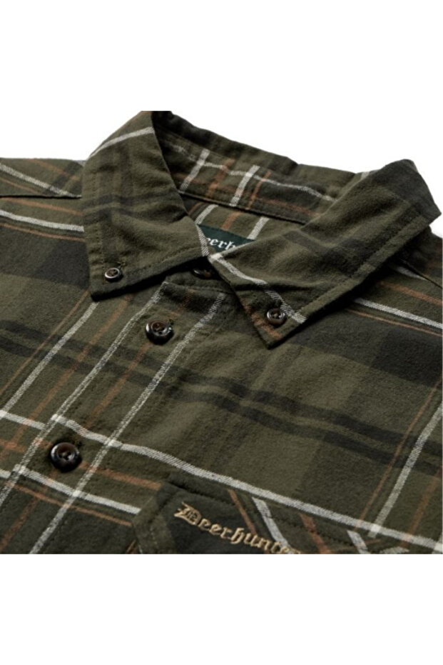 Yeşil Kareli Gömlek - 4