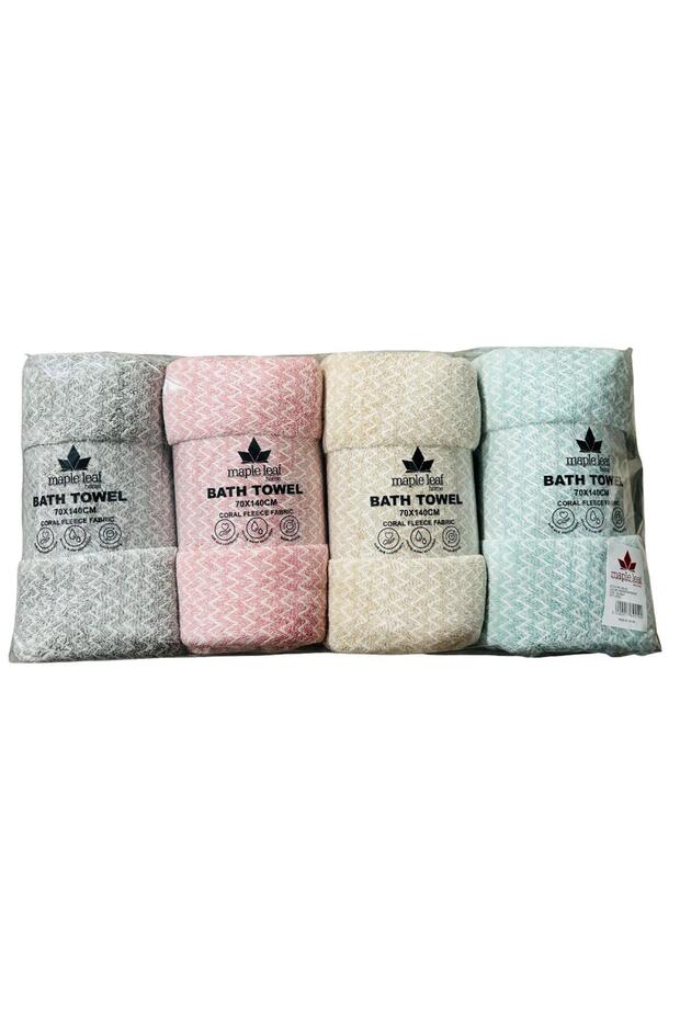 Home Ch Coral Fleece Microfiber Bath Towel