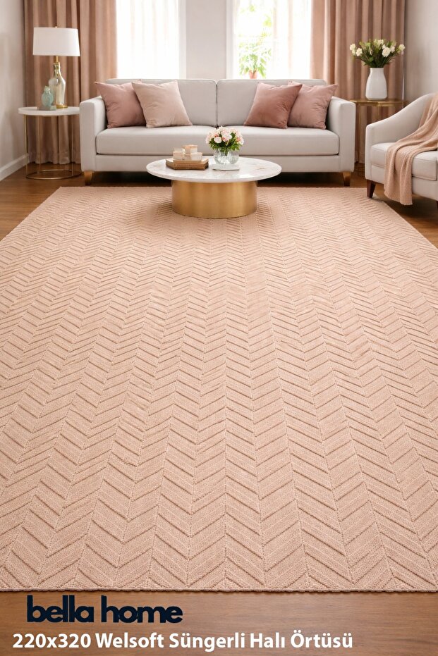 220X320 cm Welsoft Fleece Sponge Rug Cover |   Soft-Textured |   Stylish and Convenient
