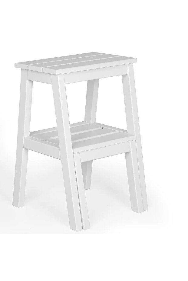 Ahşap Merdiven Tabure - 6