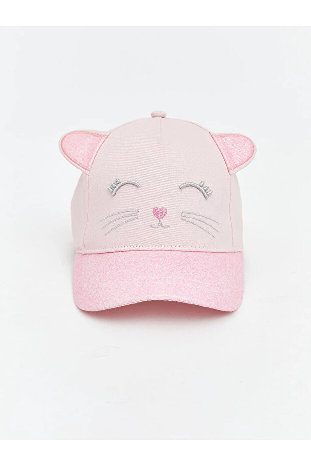 Lcw Accessories Pink Animal Figured Girl's Cap Hat