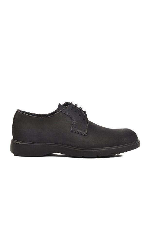 Black Nubuck Men's Casual Shoes