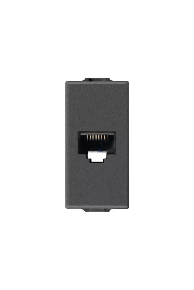 Data socket (RJ45) Neve, modular, IP20, black