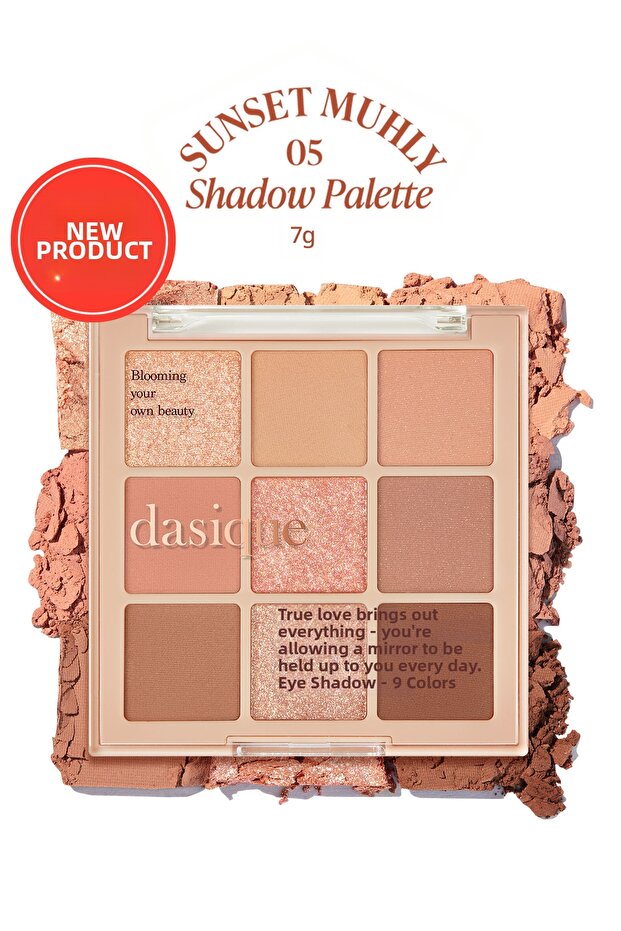 Eyeshadow Palette Offering Matte and Shimmer Color Options Shadow Palette # 05 Sunset Muhly)