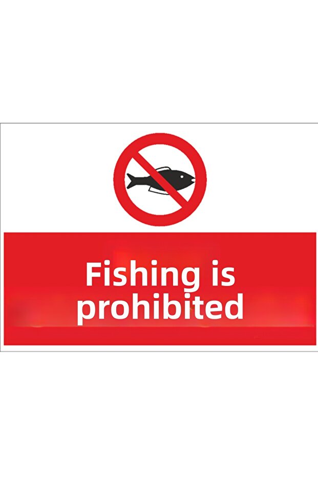 21X30 cm Composite Occupational Safety Warning Sign – Caution, Prohibition, and Ban Sign - Uyr1006