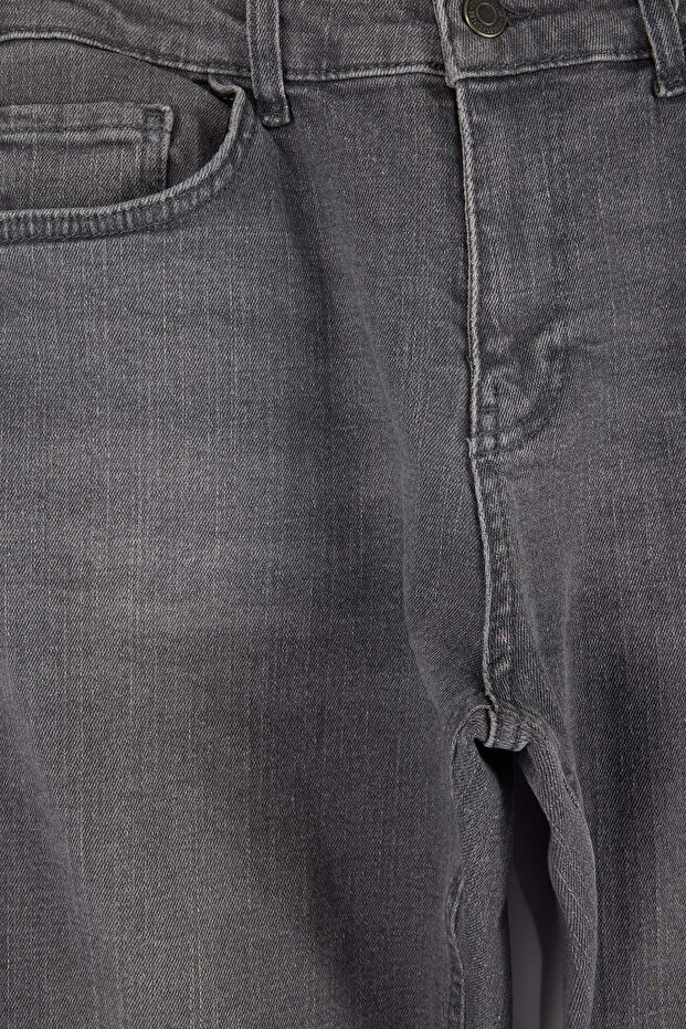 Antrasit Slim Fit Esnek Kumaş Kot Pantolon Jeans TMNSS26JE00002 - 5