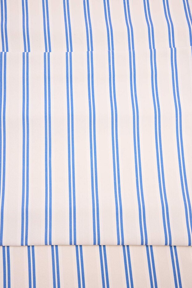 Mavi Çizgili Runner 45x140cm - 4