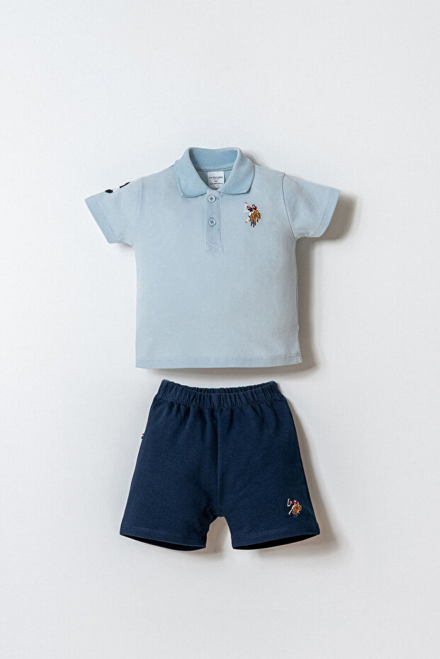 Baby Boy Blue Shorts Set