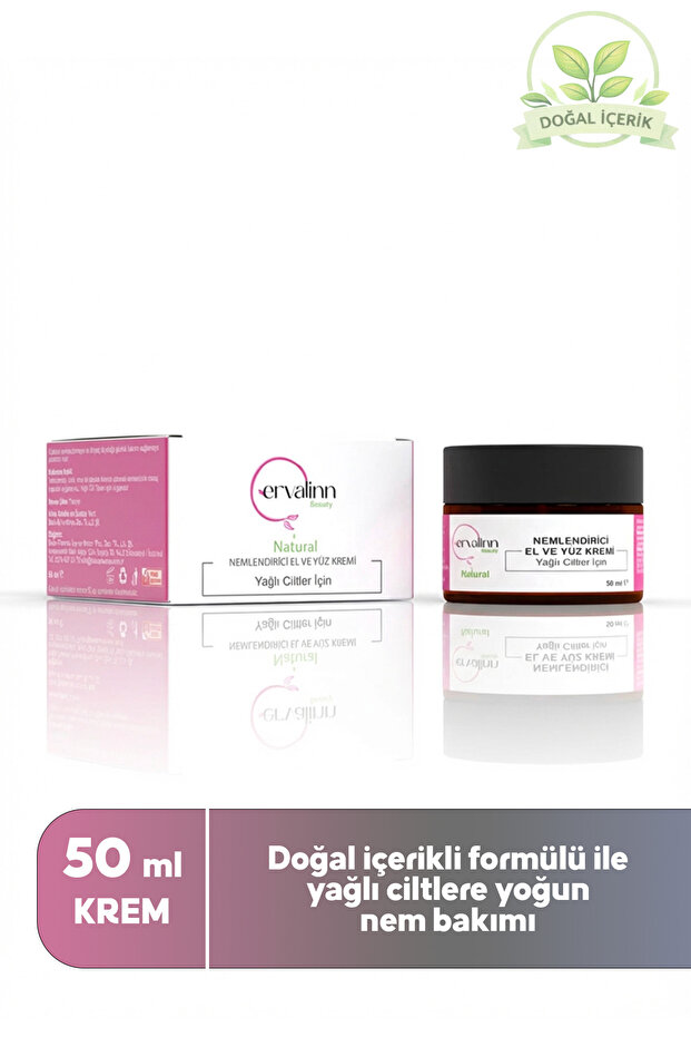 Natural Moisturizing Hand and Face Cream 50 ml Lip Balm for Oily Skin Gift