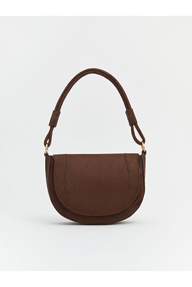 Suede Look Women's Shoulder Bag