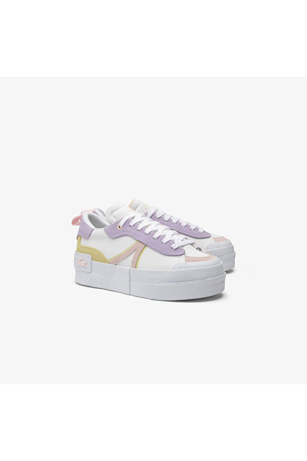 L004 Platform Kadın Beyaz Sneaker - 2