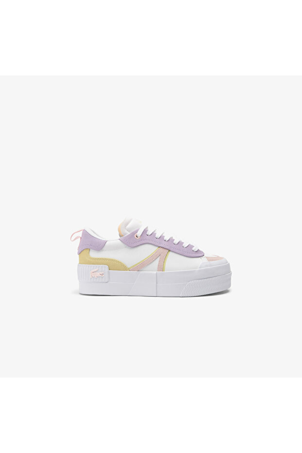L004 Platform Kadın Beyaz Sneaker - 1