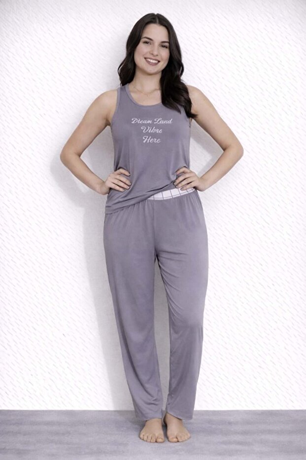 Women's 20609 Sleeveless 100% Cotton Pajama Set