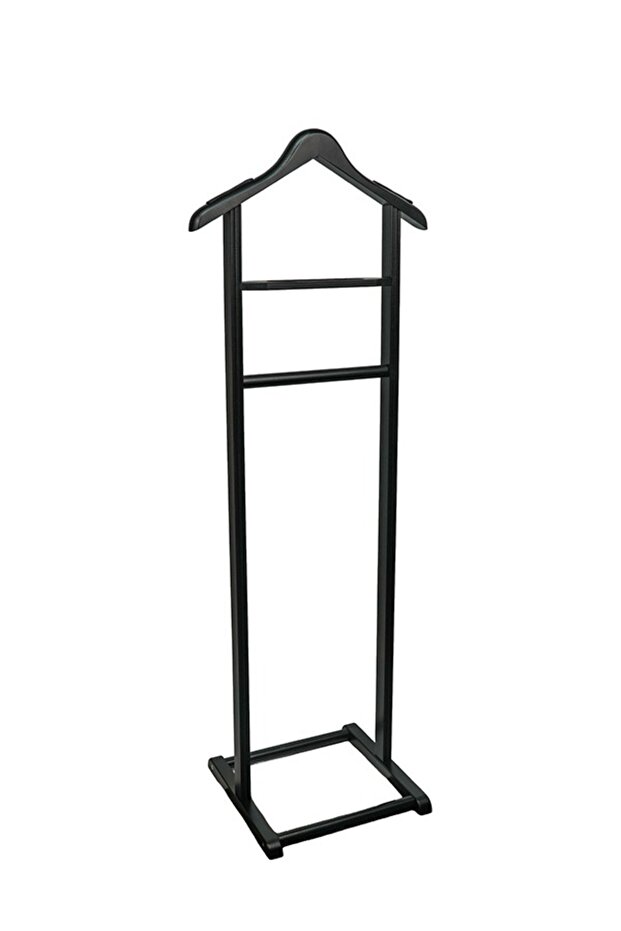 Wooden Ddu03 Dilsiz Uşak Black Color Single Leg Hanger 1 Piece
