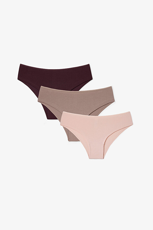 Mix 3-pack Low Waist Hipster Panties Briefs