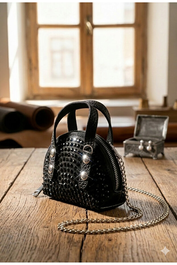 Mini Tasli Çanta - 3
