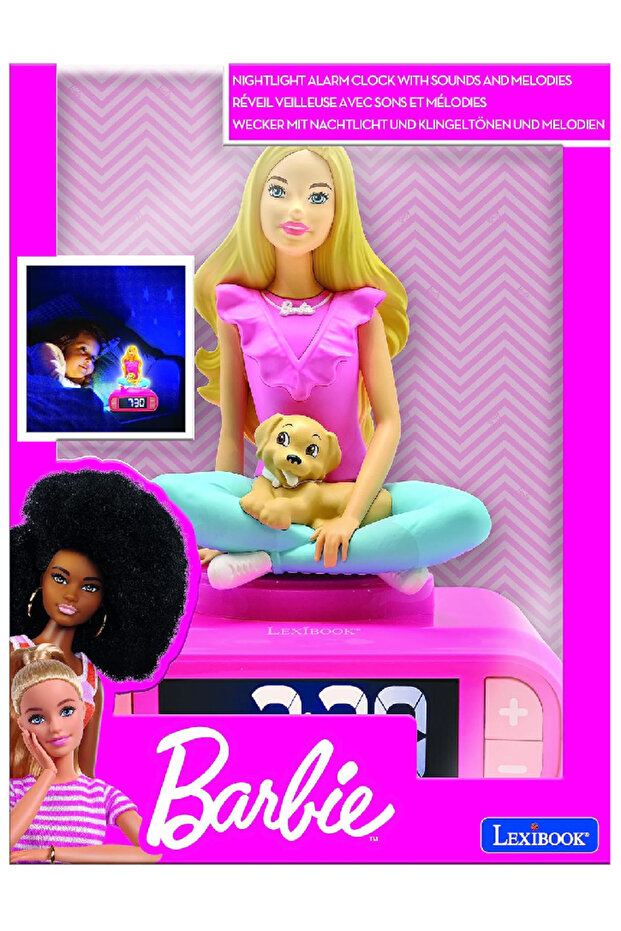 Ceas deșteptător digital 3D Barbie (RL800BB) - 1