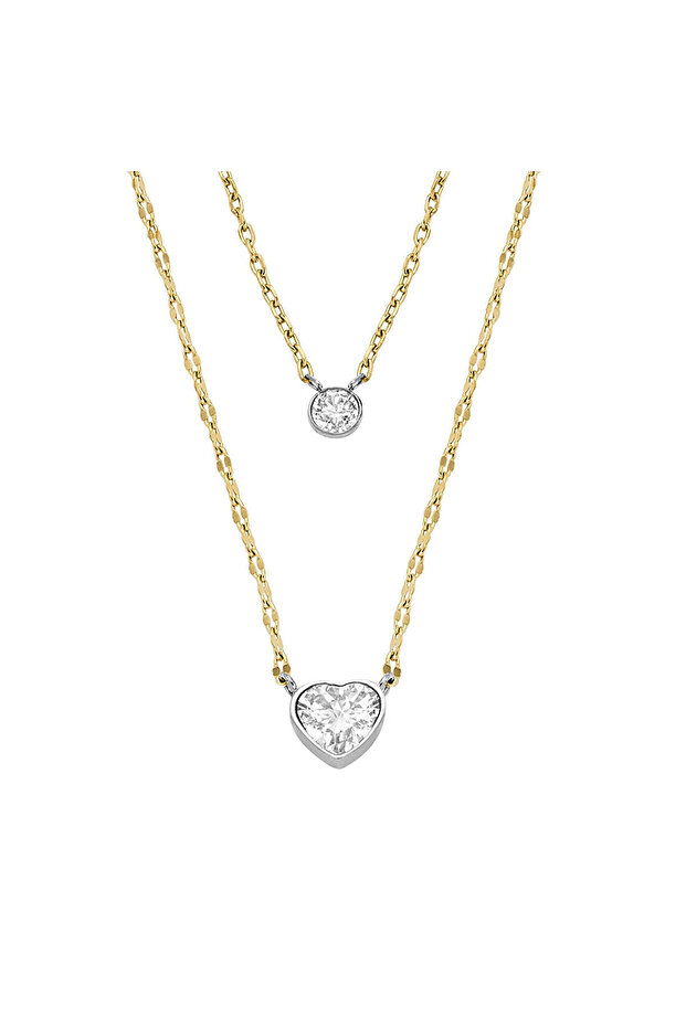 JF04357-998 Kalpli Kadın Kolye - 1