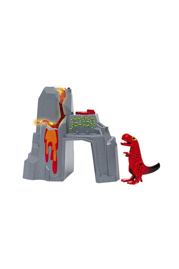 Active volcano with dinosaurs (36092) - 3