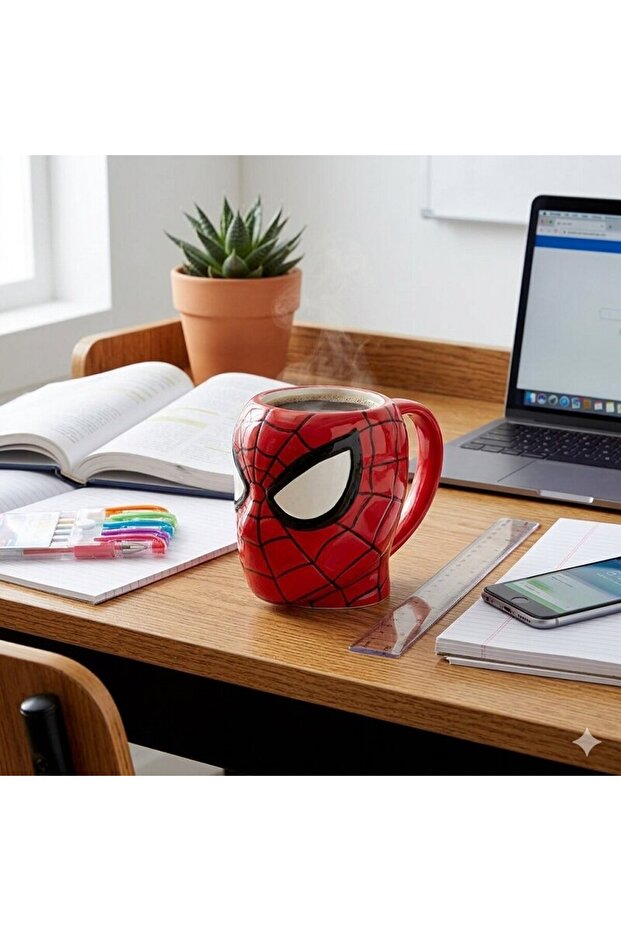 Red Porcelain Spider Mug - 16X10