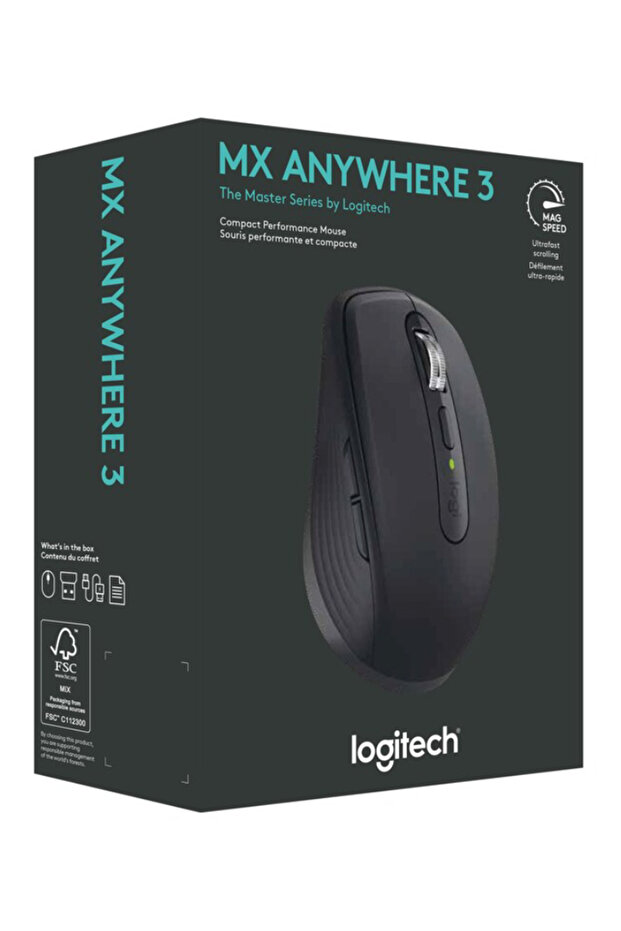 Mouse MX Anywhere 3S Compact Wireless Performant - 1