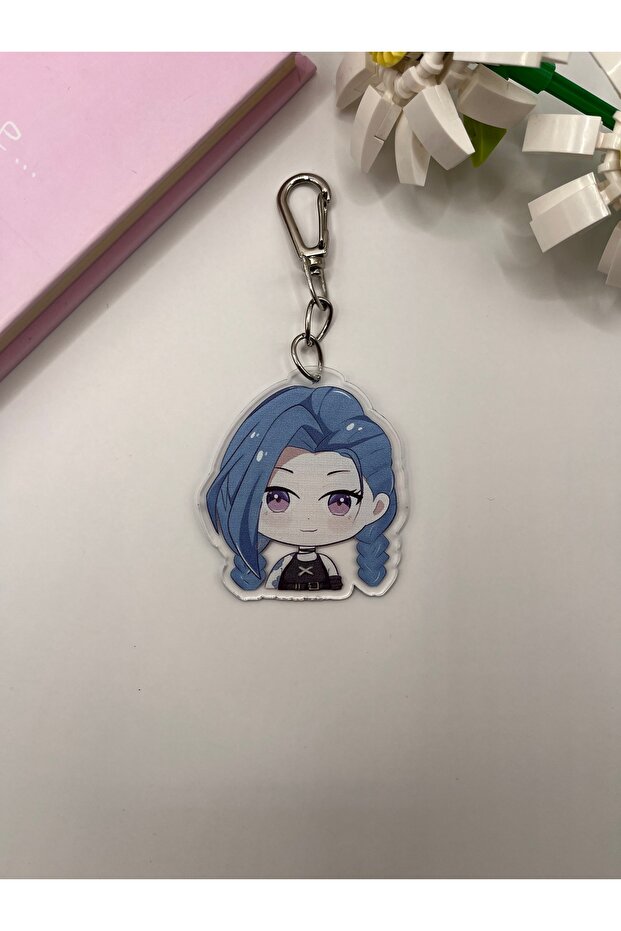 Arcane Anime Jinx Anime Acrylic Keychain / Bag Ornament