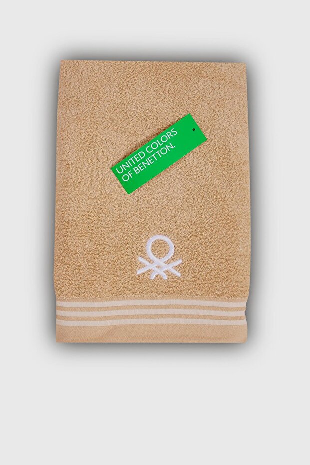 Be-0840-bg %100 cotton beige 70x140 cm bath towel