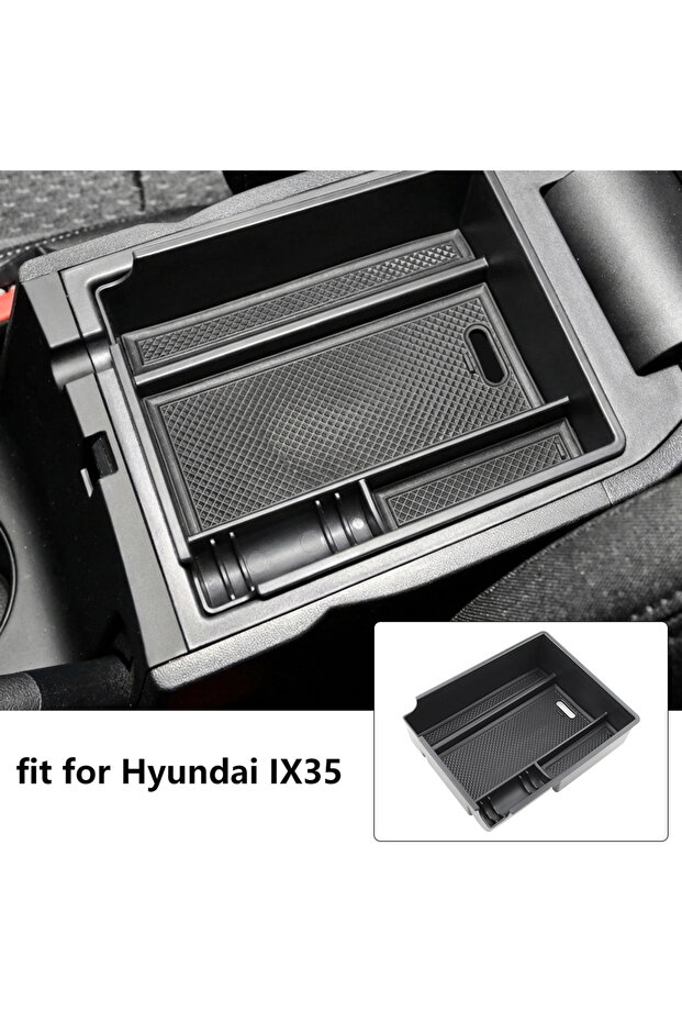 ABS Car Armrest Box Storage Boxes Case for Hyundai Ix35 Tucson ix 2010-2015 Car Accessories Car S...