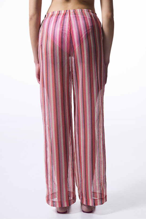 بنطال شاطئ موي مخطط - 2