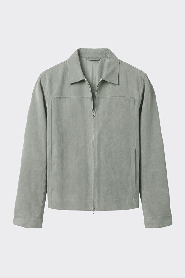 Transitional Double Zippered Premium Modal Fabric Jacket - 1